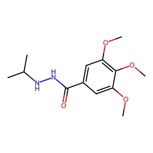 3,4,5-trimethoxy-N'-propan-2-ylbenzohydrazide structure