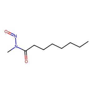 N-Methyl-N-nitrosooctanamide structure