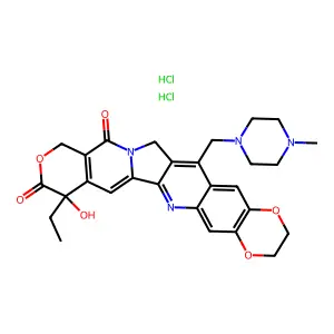 LURTOTECAN DIHYDROCHLORIDE structure