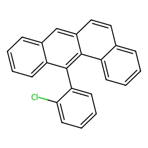 12-(2-chlorophenyl)benzo[a]anthracene structure