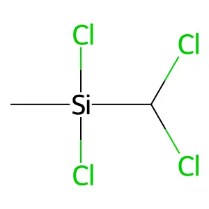 (Dichloromethyl)methyldichlorosilane structure