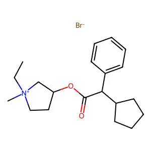 Cyclopyrronium Bromide structure
