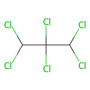 1,1,2,2,3,3-Hexachloropropane structure