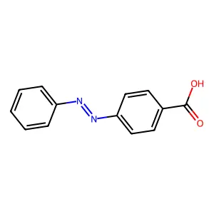 p-Phenylazobenzoic acid structure