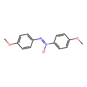 (4-methoxyphenyl)-(4-methoxyphenyl)imino-oxidoazanium structure