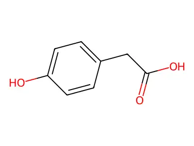 4-hydroxyphenylacetic acid structure