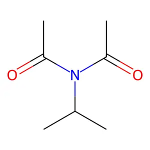 N-Acetyl-N-(1-methylethyl)acetamide structure