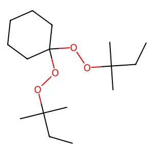1,1-bis(2-methylbutan-2-ylperoxy)cyclohexane structure