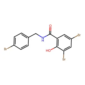 Compound C14H10Br3NO2 structure