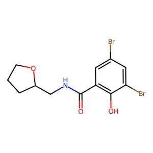 Compound C12H13Br2NO3 structure