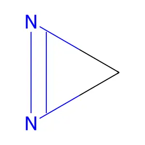 Compound CH2N2 structure