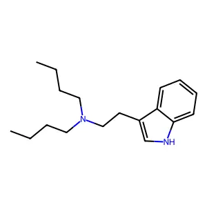N,N-Dibutyltryptamine structure