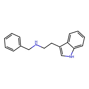 N-benzyl-2-(1H-indol-3-yl)ethanamine structure