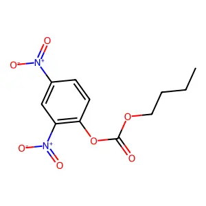 Butyl 2,4-dinitrophenyl carbonate structure