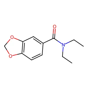 N,N-Diethyl-1,3-benzodioxole-5-carboxamide structure