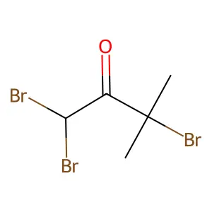 1,1,3-Tribromo-3-methyl-2-butanone structure