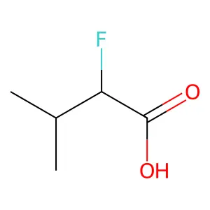 2-fluoro-3-methylbutanoic acid structure