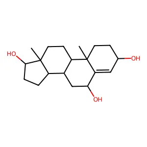 10,13-dimethyl-2,3,6,7,8,9,11,12,14,15,16,17-dodecahydro-1H-cyclopenta[a]phenanthrene-3,6,17-triol structure