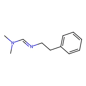 N,N-dimethyl-N'-(2-phenylethyl)methanimidamide structure