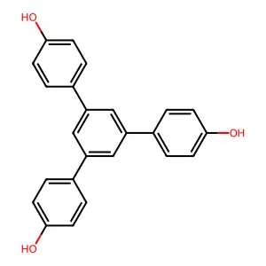1,3,5-Tris(4-hydroxyphenyl)benzene structure