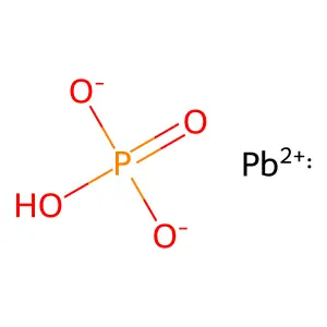 Dibasic lead phosphate structure