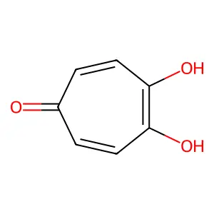 4,5-dihydroxycyclohepta-2,4,6-trien-1-one structure
