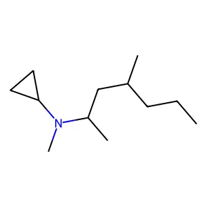 N-methyl-N-(4-methylheptan-2-yl)cyclopropanamine structure