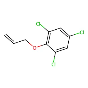 1,3,5-trichloro-2-(prop-2-en-1-yloxy)benzene structure