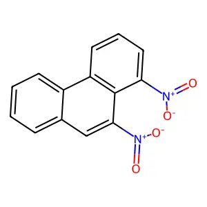 1,10-Dinitrophenanthrene structure