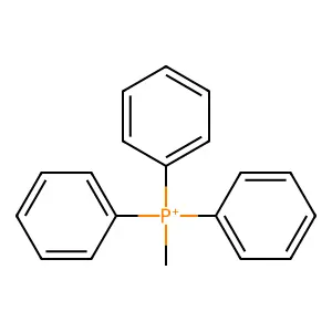 Methyltriphenylphosphonium structure