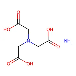 azane2-[bis(carboxymethyl)amino]acetic acid structure