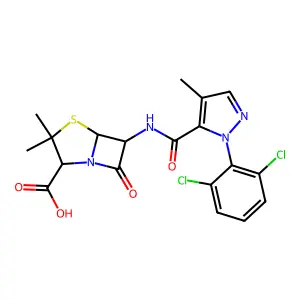 Prazocillin structure