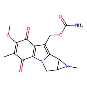 (11-methoxy-5,12-dimethyl-10,13-dioxo-2,5-diazatetracyclo[7.4.0.02,7.04,6]trideca-1(9),7,11-trien-8-yl)methyl carbamate structure