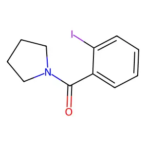 1-(2-Iodophenylcarbonyl)pyrrolidine structure