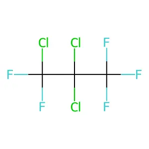1,2,2-Trichloropentafluoropropane structure