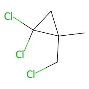1,1-Dichloro-2-(chloromethyl)-2-methylcyclopropane structure