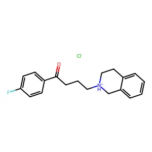Compound C19H21ClFNO structure
