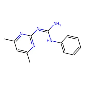 Compound C13H15N5 structure