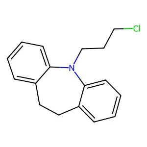 11-(3-chloropropyl)-5,6-dihydrobenzo[b][1]benzazepine structure