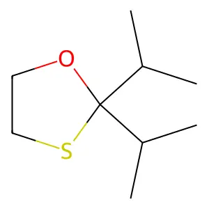 2,2-Diisopropyl-1,3-oxathiolane structure