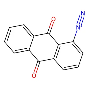 9,10-dioxoanthracene-1-diazonium structure