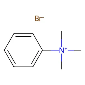 trimethyl(phenyl)azanium bromide structure