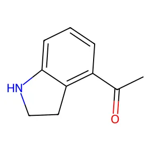 Indoline, 5-acetyl- structure