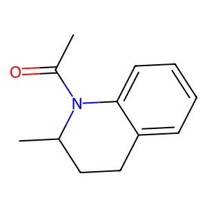 1-(2-methyl-3,4-dihydro-2H-quinolin-1-yl)ethanone structure