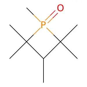 1,2,2,3,4,4-hexamethyl-1lambda5-phosphetane 1-oxide structure
