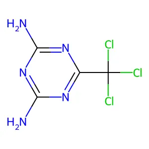 Compound C4H4Cl3N5 structure