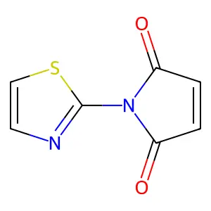 1-(1,3-thiazol-2-yl)pyrrole-2,5-dione structure