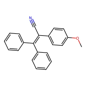 ACRYLONITRILE, 2-(p-METHOXYPHENYL)-3,3-DIPHENYL- structure