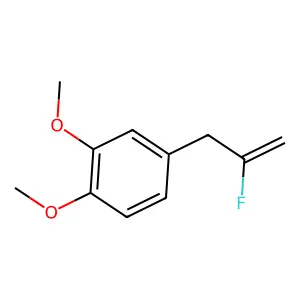 1,2-Dimethoxy-4-(2-fluoro-2-propenyl)benzene structure
