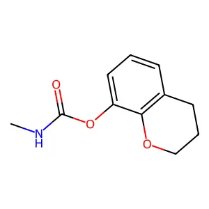 Chromanyl-8 N-methylcarbamate structure